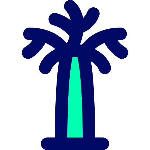 Palm tree Vitaliy Gorbachev Green Shadow icon