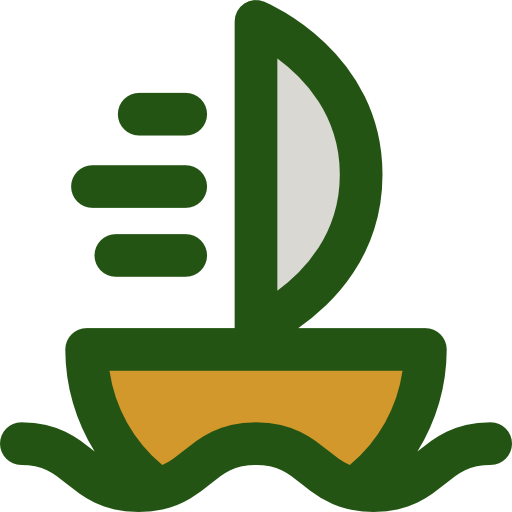 Sailboat Vitaliy Gorbachev Lineal Color icon