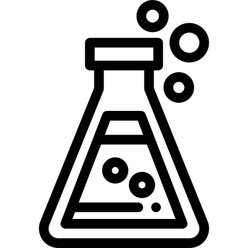 Колба Detailed Rounded Lineal иконка