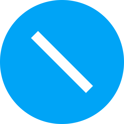 Diagonal line Generic Flat icon