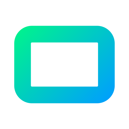 Rounded rectangle Generic Gradient icon