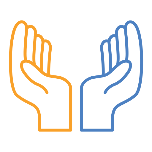 Hands Generic Outline Color icon