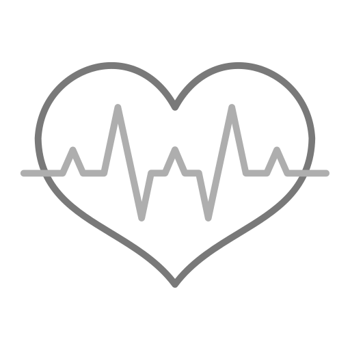 Частота сердцебиения Generic Grey иконка