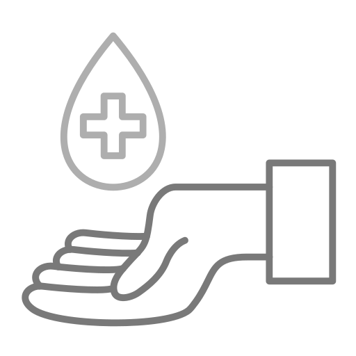 Blood donation Generic Grey icon