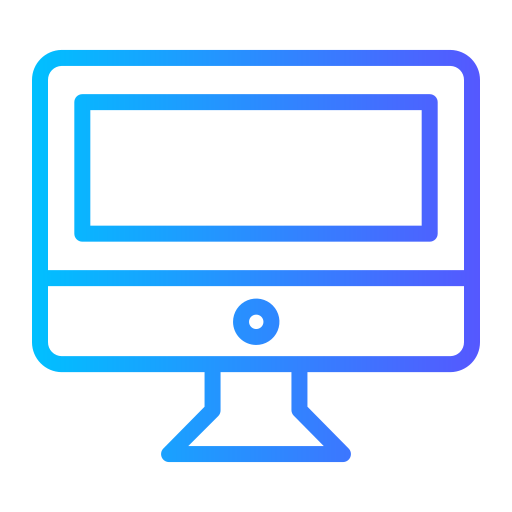Monitor screen Generic Gradient icon