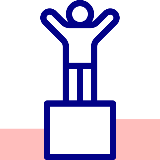podium Detailed Mixed Lineal color icon