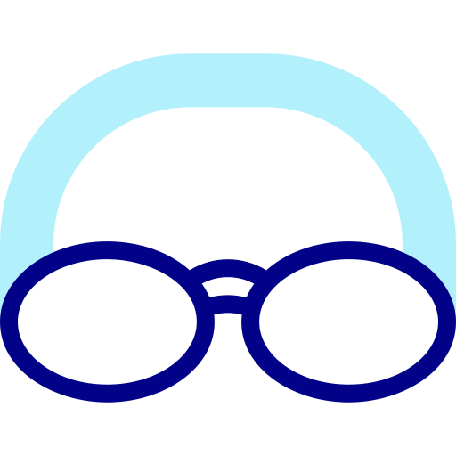 очки для плавания Detailed Mixed Lineal color иконка