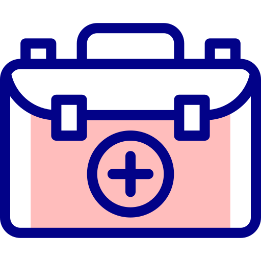 First aid kit Detailed Mixed Lineal color icon