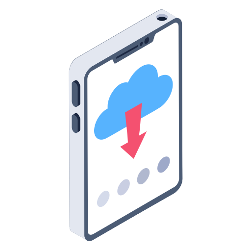 cloud-download Generic Isometric icon