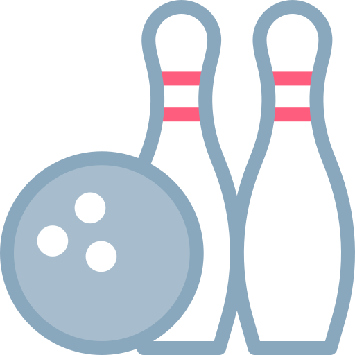 Bowling Detailed color Lineal color icon