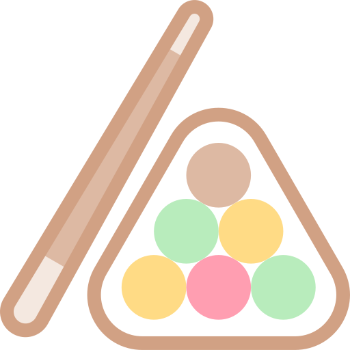 스누커 Detailed color Lineal color icon