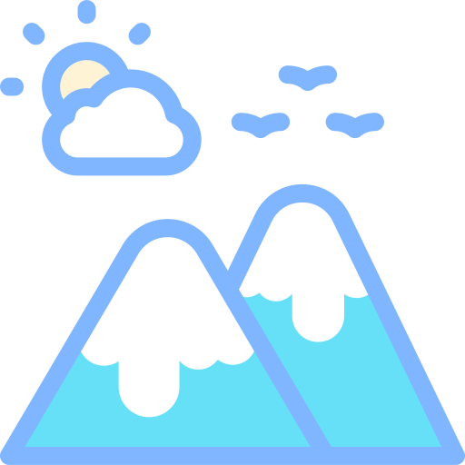 산 Detailed color Lineal color icon