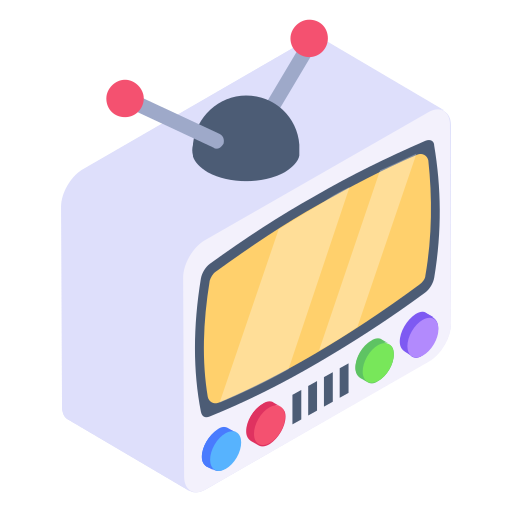 telewizja Generic Isometric ikona