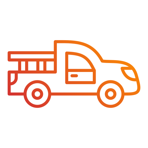 pick-up vrachtwagen Generic Gradient icoon
