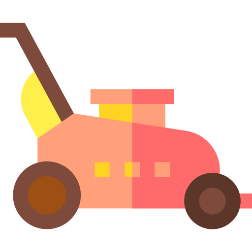 Lawnmower Basic Straight Flat icon