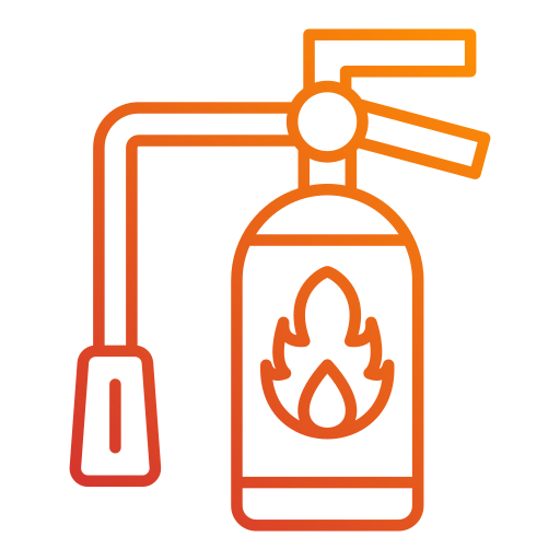extintor de incendios Generic Gradient icono