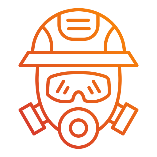 Шлем пожарного Generic Gradient иконка
