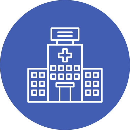 病院の建物 Generic Flat icon