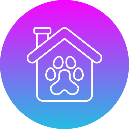 Дом для домашних животных Generic Flat Gradient иконка
