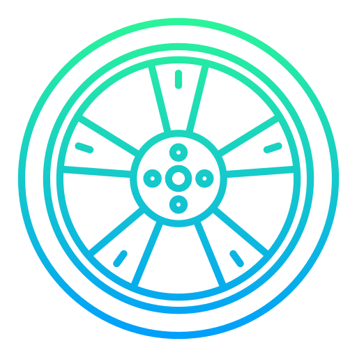 Wheel Generic Gradient icon