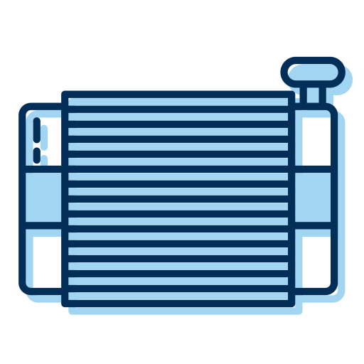 radiateur Generic Blue Icône