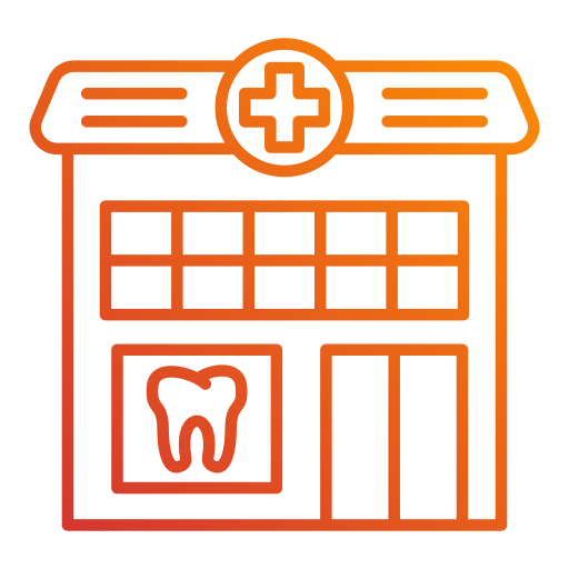 clínica dental Generic Gradient icono