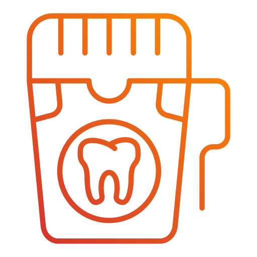 hilo dental Generic Gradient icono