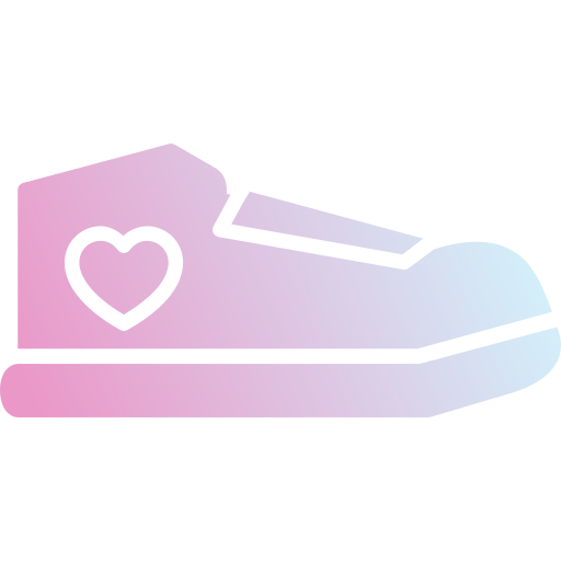 zapatos Generic Flat Gradient icono