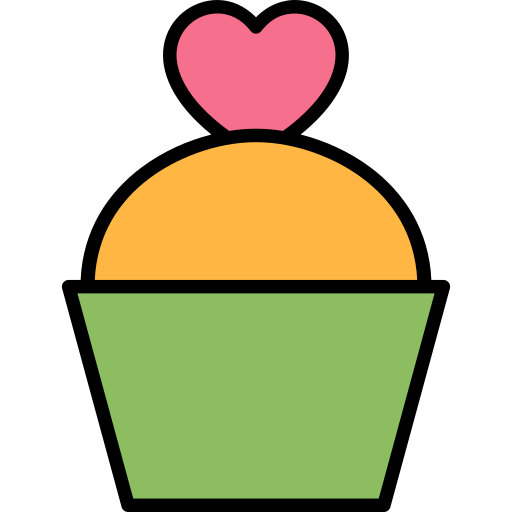 カップケーキ Generic Outline Color icon