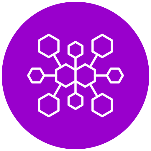 Молекула Generic Flat иконка