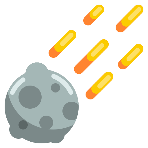 Meteorite Generic Flat icon