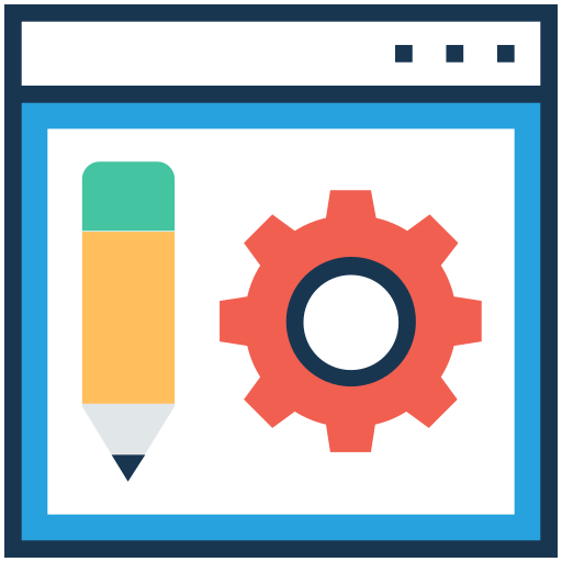 contentmanagement systeem Generic Outline Color icoon