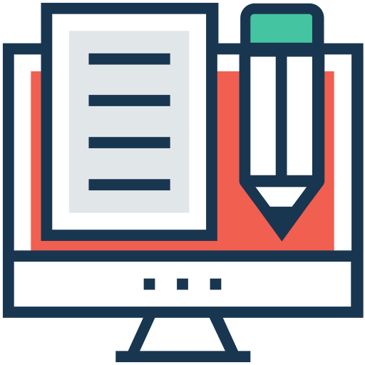 Content writing Generic Outline Color icon