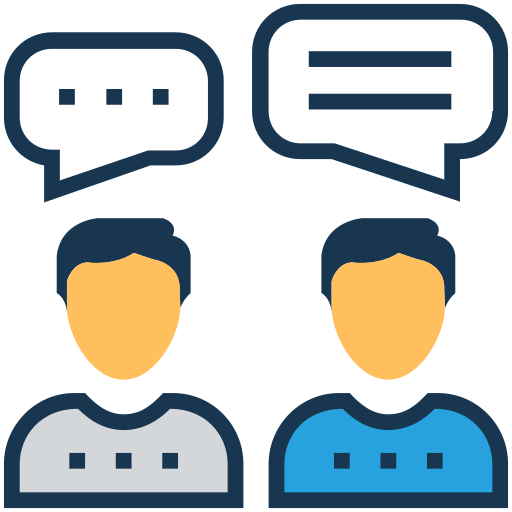 Conversation Generic Outline Color icon