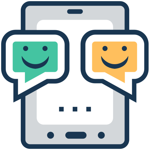 mobiler chat Generic Outline Color icon