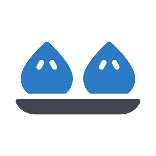 Dumplings Generic Blue icon