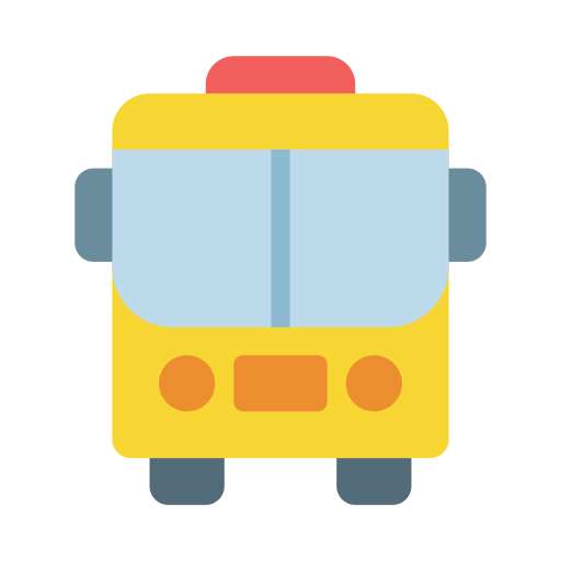 Bus Vector Stall Flat icon