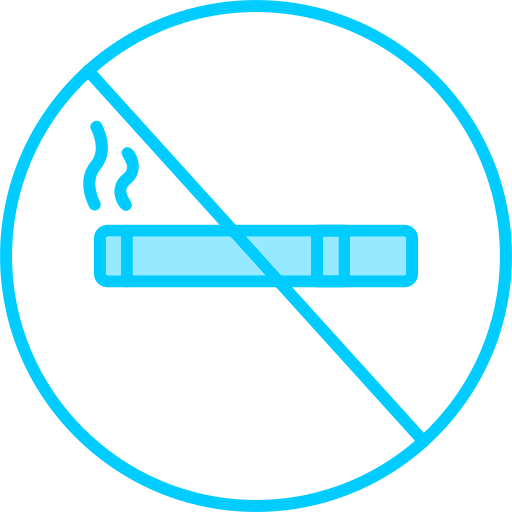 niet roken Generic Blue icoon