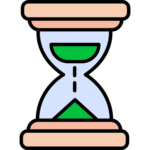 horloge de sable Generic Outline Color Icône