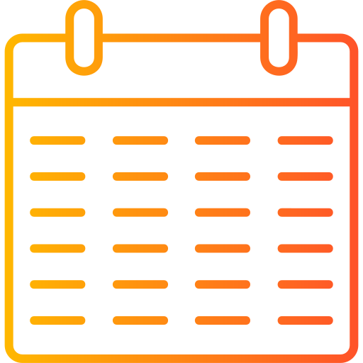 Calendar Generic Gradient icon