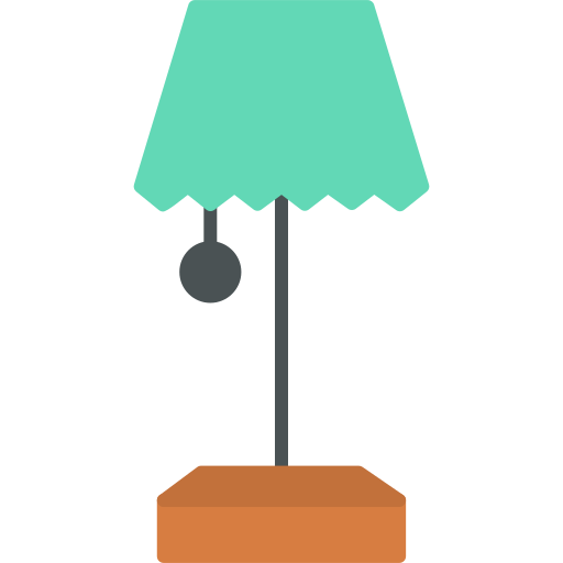 Table lamp Generic Flat icon