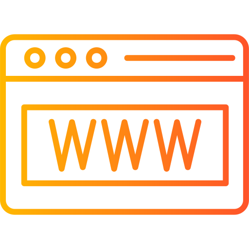Web browser Generic Gradient icon