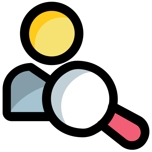 사용자 검색 Generic Outline Color icon