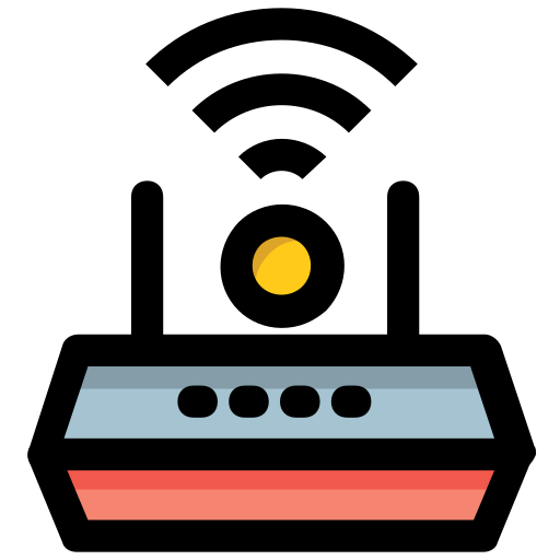 wlan router Generic Outline Color icon