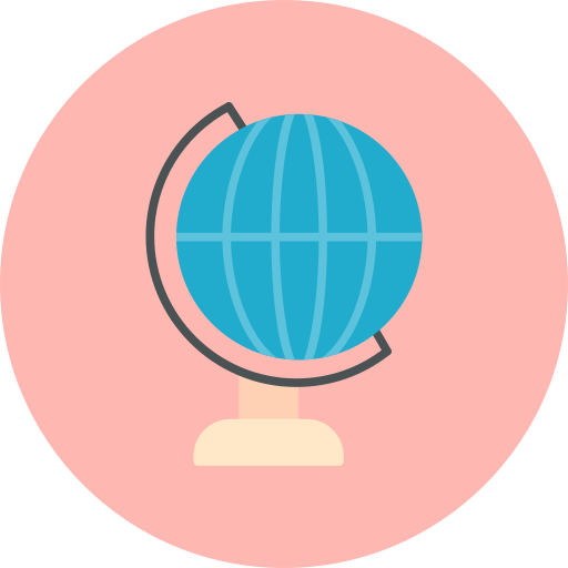 wereldbol Generic Flat icoon