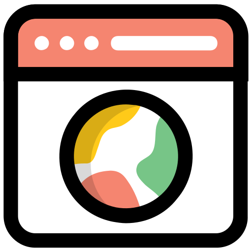 domain Generic Outline Color icon