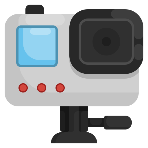 kamera akcji Generic Flat ikona