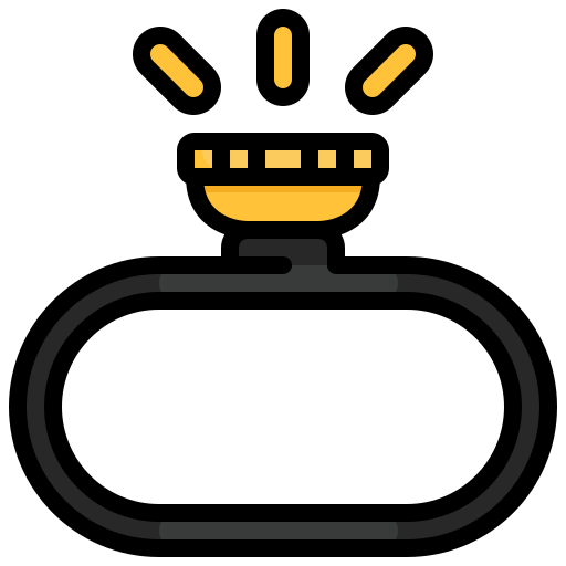 Headlamp Generic Outline Color icon