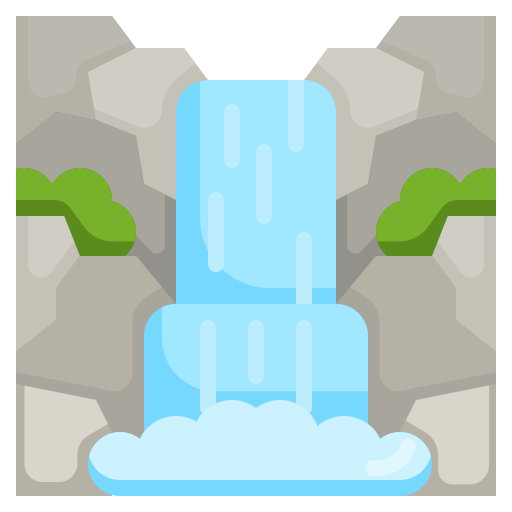 waterval Generic Flat icoon