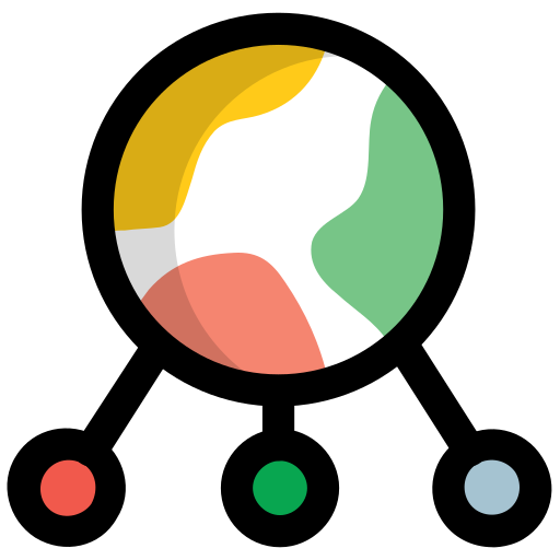 internet przedmiotów Generic Outline Color ikona